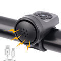 USB Rechargeable Bike Accessories: Multi-Mode Electric Bell and Anti-Theft Alarm Horn for Mountain and Road Cycling1