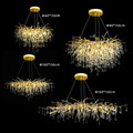 Modern Gold Crystal Ceiling Chandeliers for Luxury Interiors1