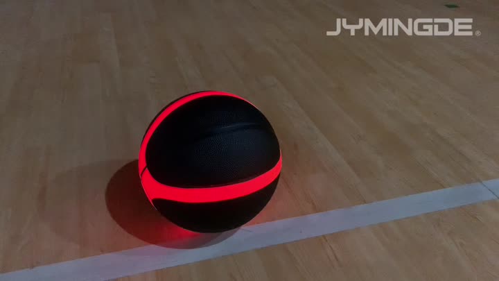 Leuchtender Basketballball