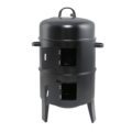 3 in 1 Smokeless Charcoal Barbecue Grill Smoker 3 layers Tower Vertical Barrel Charcoal BBQ Grill1