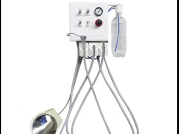 Portable Dental Work with Air Compressor Wall Mount Dental Portable Air Turbine Unit / Dental Air Control Unit with Suction1