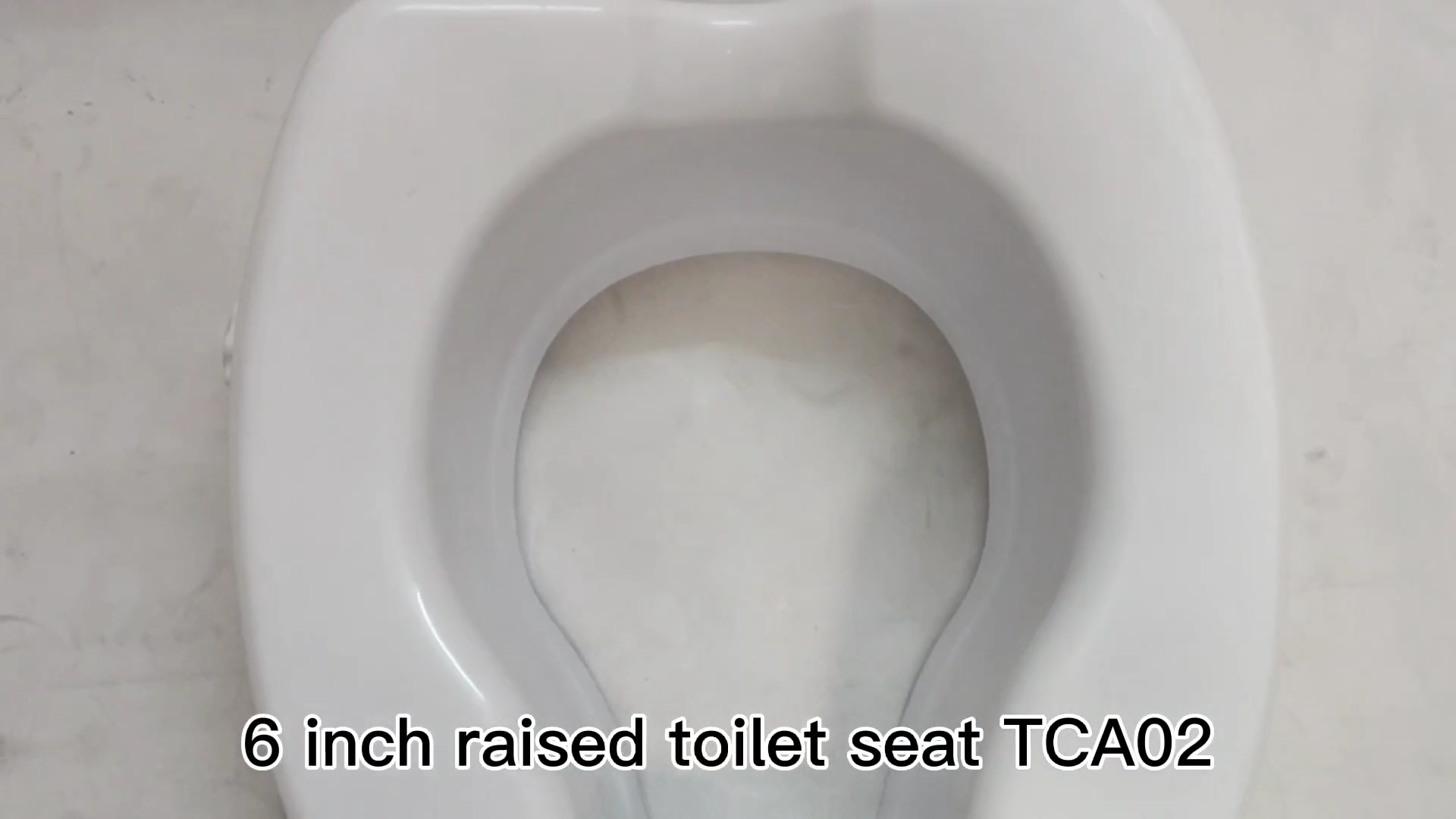 Für ältere und behinderte 6 -Zoll -Sicherheitsrahmen erhöhte Toilettensitz TCA021