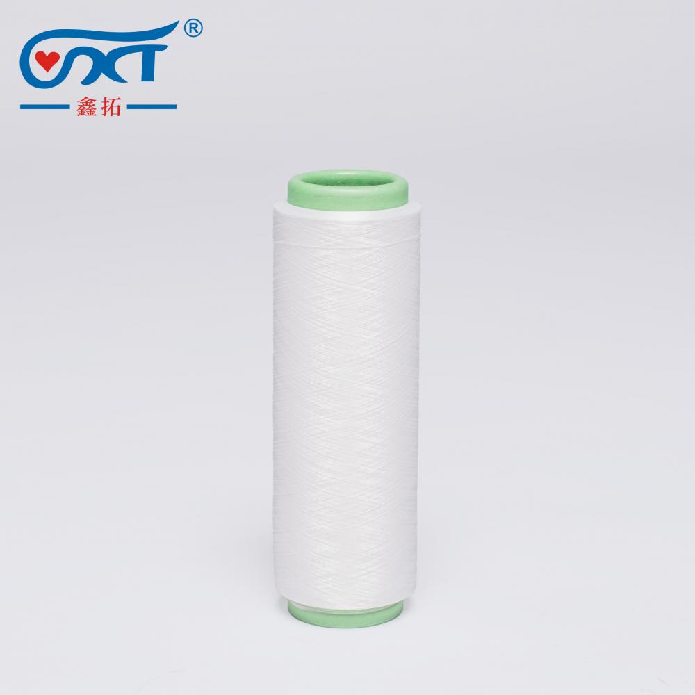 White 75d/36f/1 DTY NIM polyester yarn for underwear and socks