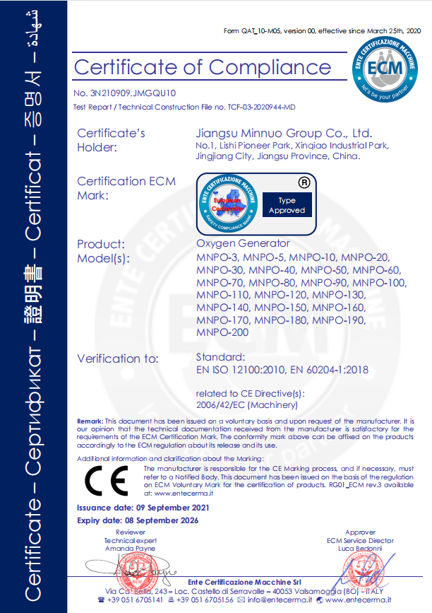 Certificate of Compliance