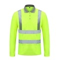 Hi-Vis Polo Shirt with Custom Logo for Safety and Security1