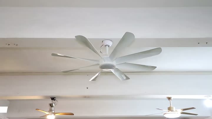 60 -дюймовый большой современный потолочный вентилятор со светом