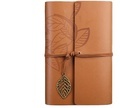 Pirate A6 Journal with Elastic Band and Carved Leaf Design1