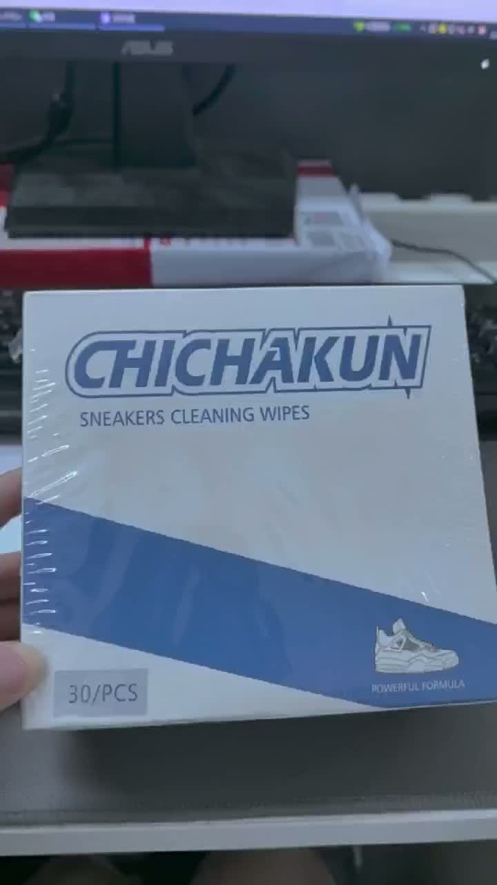 Toallitas de limpieza de zapatillas