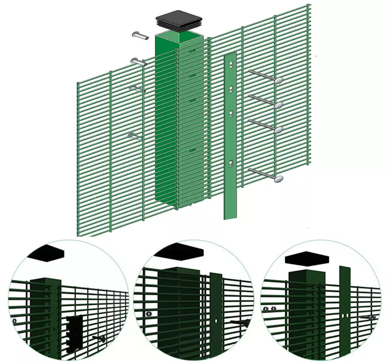 358 Anti-Climb Security Fence 