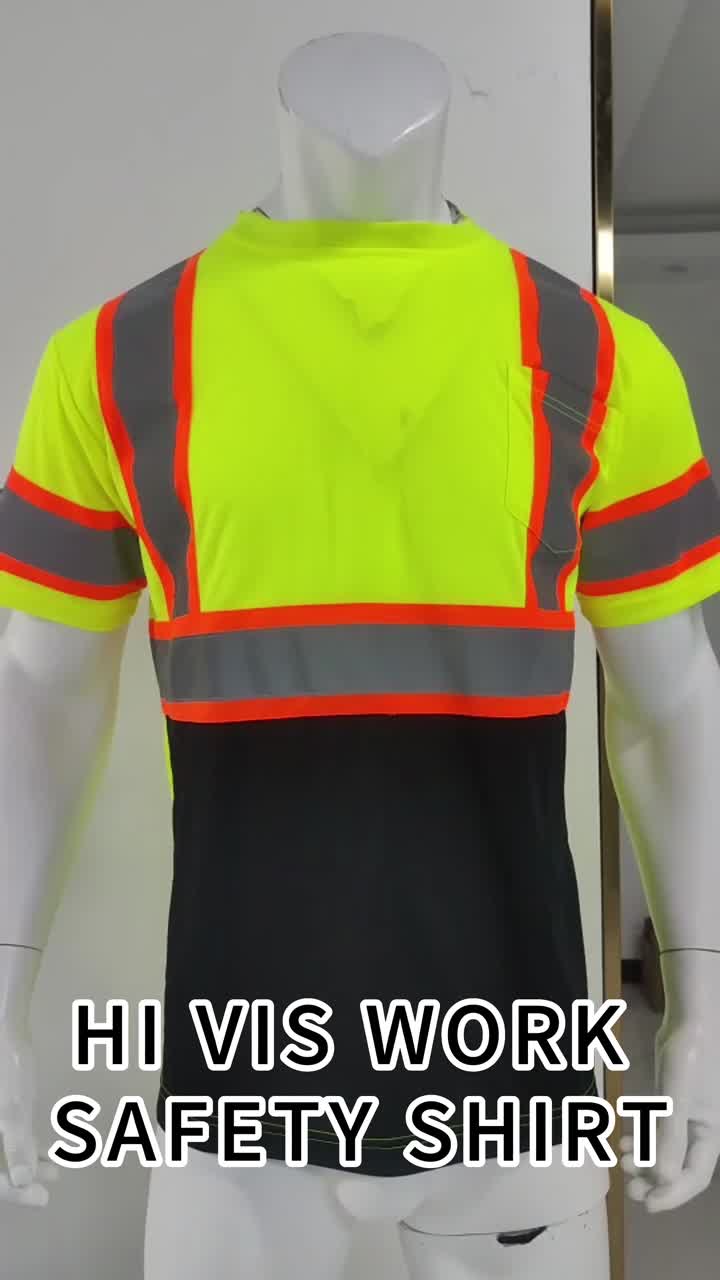 T001B Hi Vis Safety Shirts