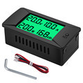 MT025 100A 12V 48V LCD Electricity Energy Wattmeter - Digital Voltage Meter1