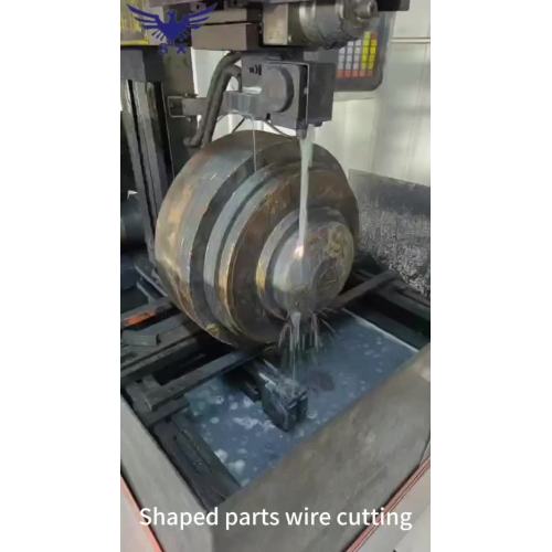 Wire cutting of titanium material