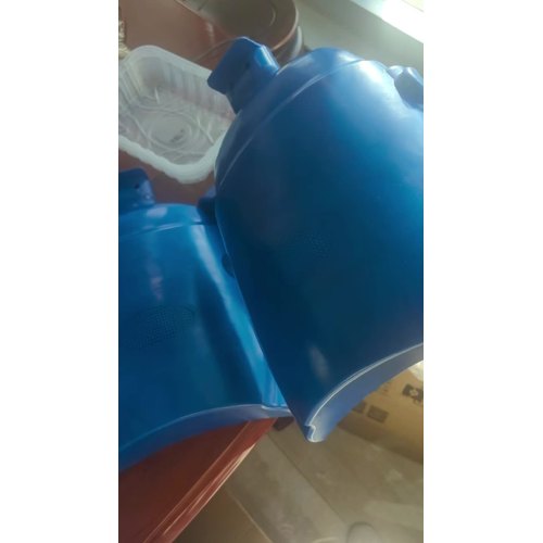 Custom blue plastic parts injection