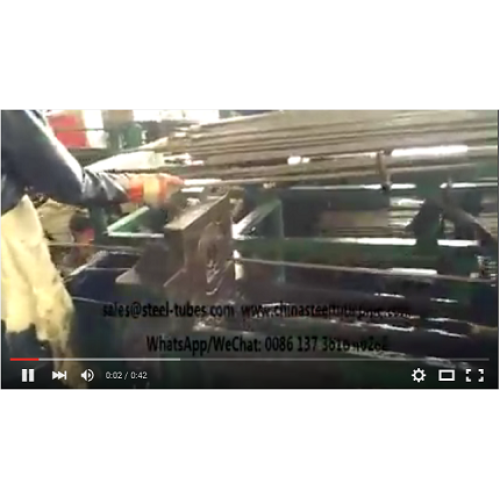 Seamless Precision Steel Tubes Cold Drawn Production