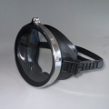 Stainless Steel Oval Shape Classic Freediving Mask with Tempered Glass Lens1