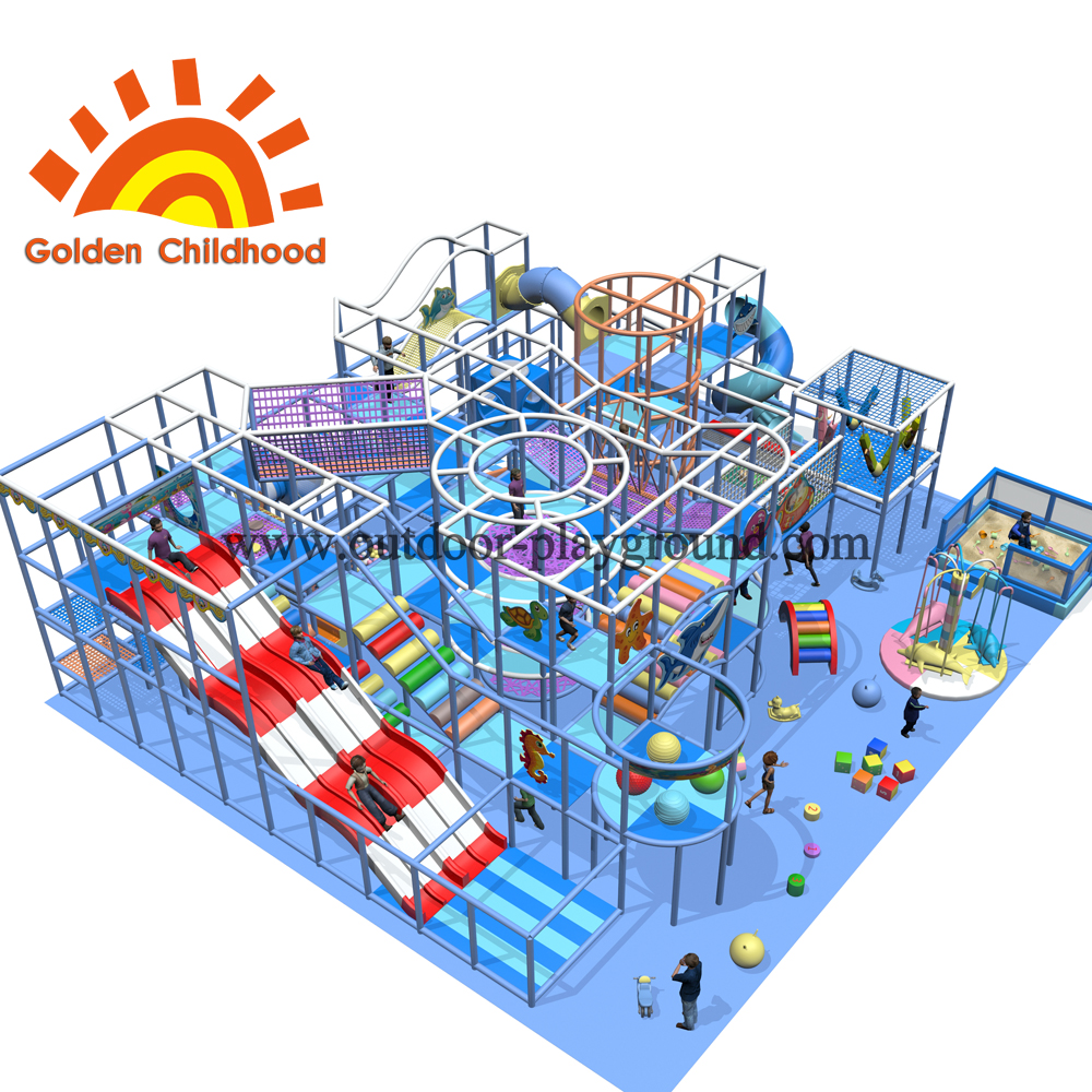 Mid Size Large Trampoline Park Structure