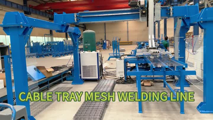 cable tray mesh welding line