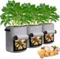 Les pots de tissu cultivent des sacs de 10 gallons 25 gallons personnalisés plante de tissu de tissu sacs1