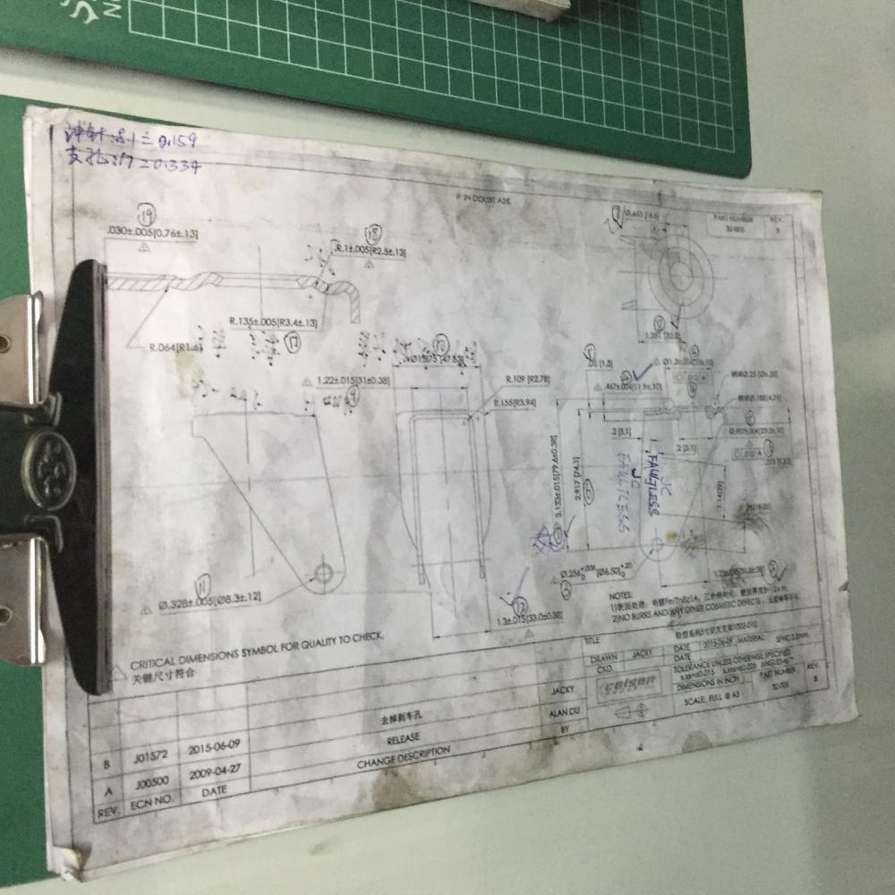 Fork production standard drawings 