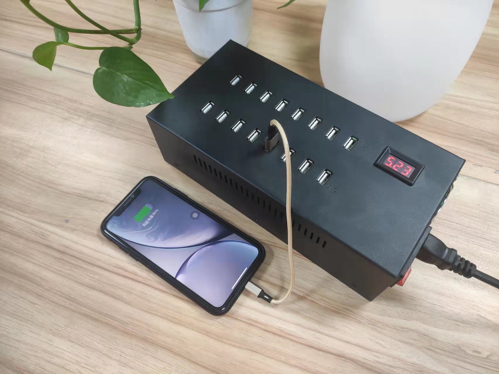 Vídeo de carga USB de 16 port