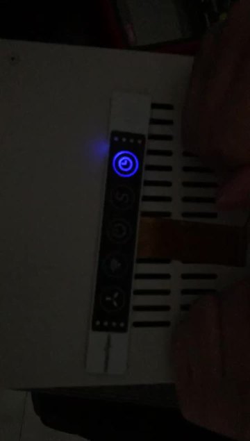 Backlight membrane switch at night