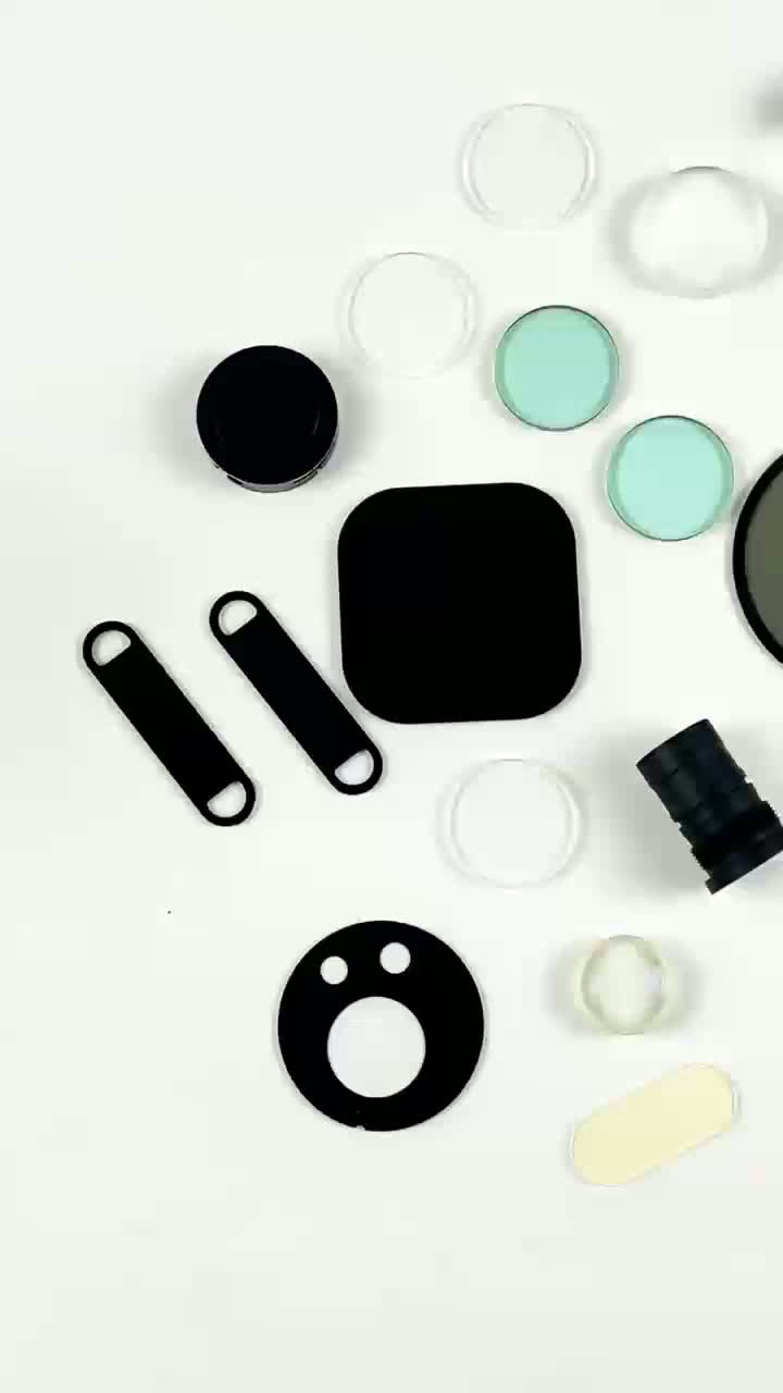 Lentille planoconvexe faite sur commande de verre protecteur enduit par AR de disques en verre transparents