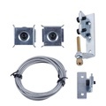 Double Door Hanging System with Soft Close for Wooden Interior Doors1