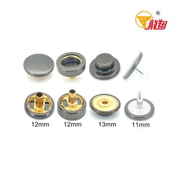 502# Covered Foot Brass Snap Fastener