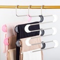 S-Type Cloth Dryer Hangers 5 Layers Foldable Multi-Purpose Metal Pants Hanger Rack1