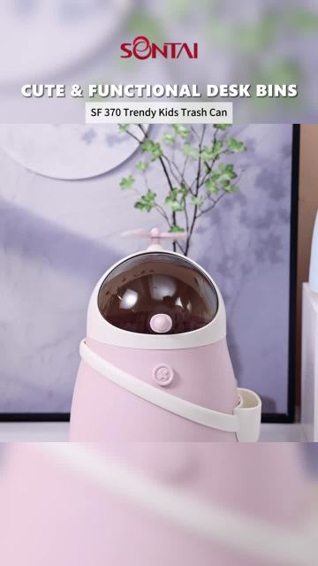 Adorable Desk Trash Bin for Kids & Office