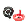 Customizable Black Solid Plastic Handwheel with Inner Hole1