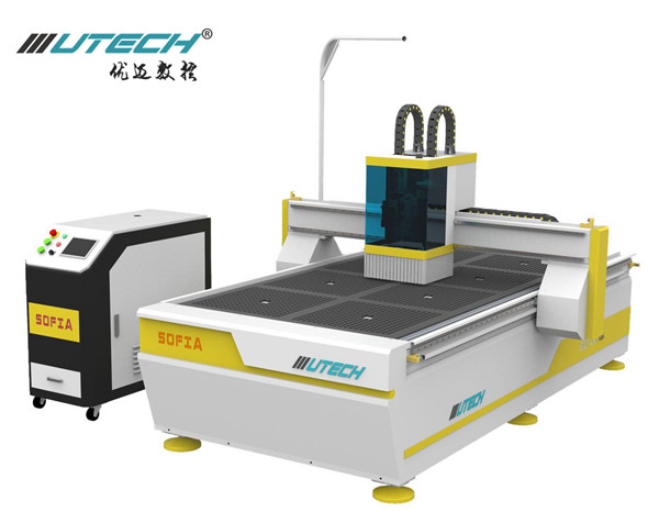 Sign Cnc Router with Oscillating Knife and visual positioning system