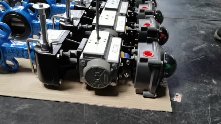 Pneumatic butterfly valve