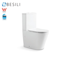 Hot Sale Watermark Dual-Flush Two Piece Ceramic Toilet 21781
