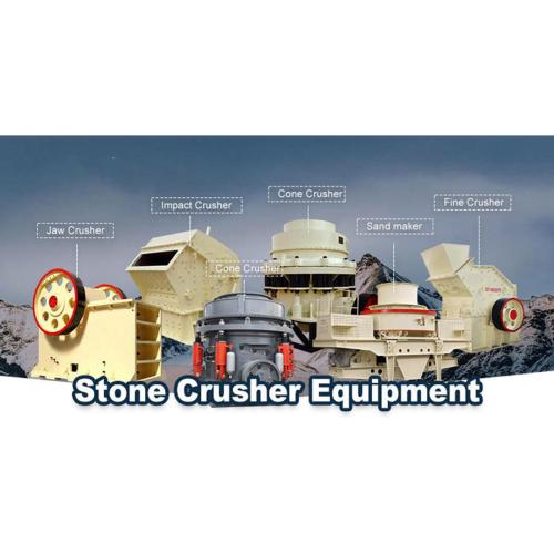 What is used of crushing equipment?
