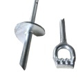 Heavy Duty Powder Coated Ground Anchor with Shaft Plate1