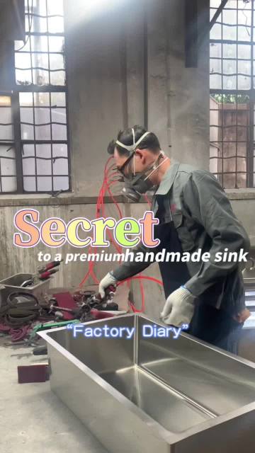 Secret To The Production Of A Handmade Sink