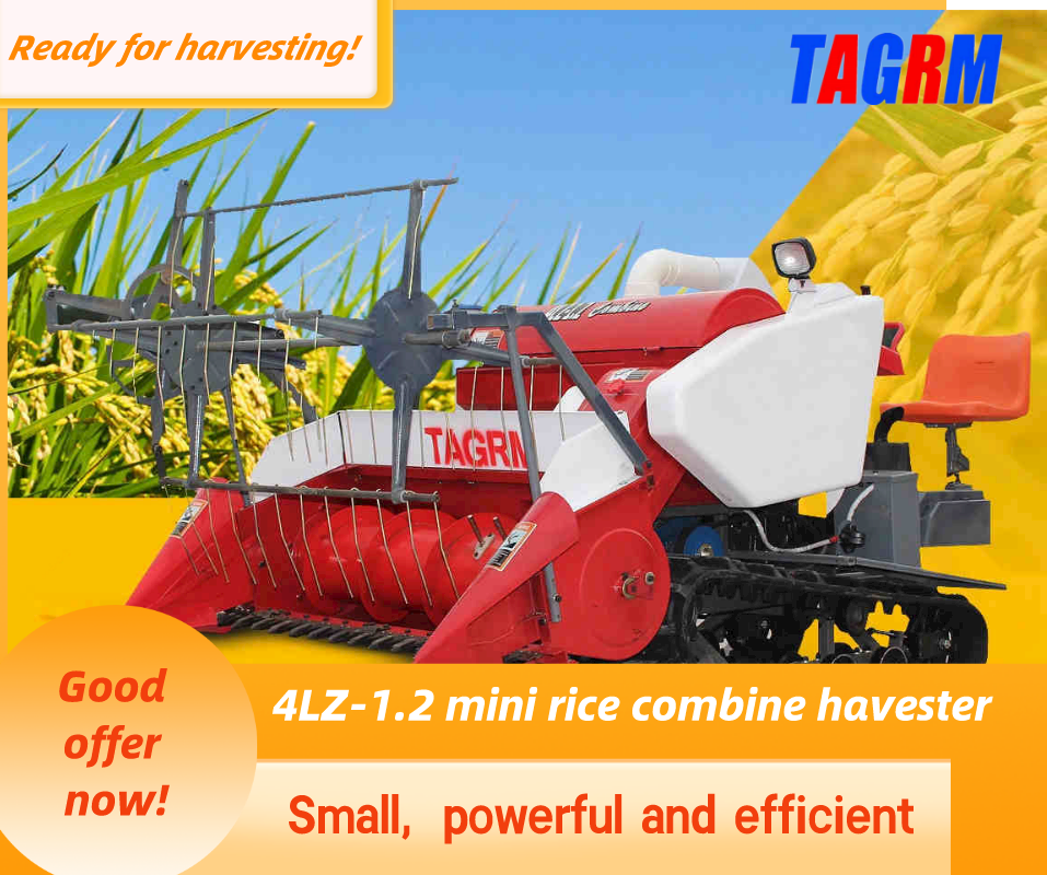 4LZ-1.2 kleiner Reis-Mähdrescher Harvester