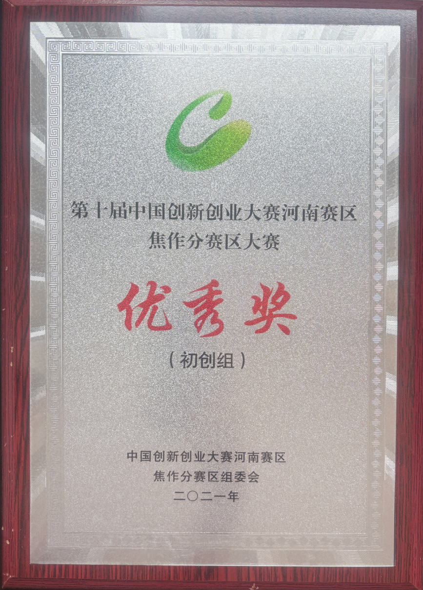 Excellent Award at the 10th China Innovation and Entrepreneurship Competition