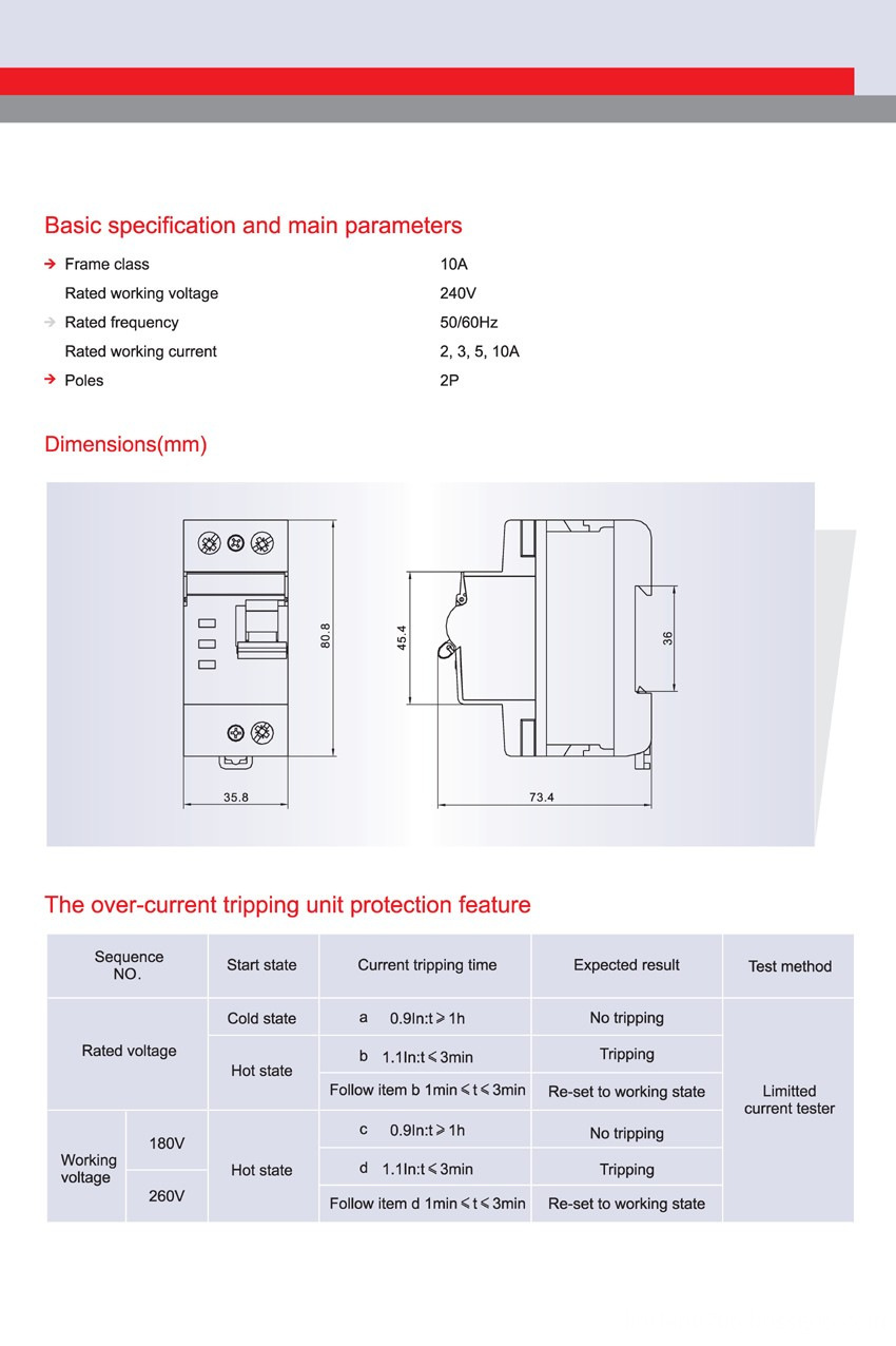 High Quality Safety Breaker