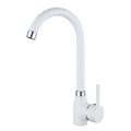 8571 Single Hole 360 Degree White Kitchen Faucet - Luxury Design Tap1