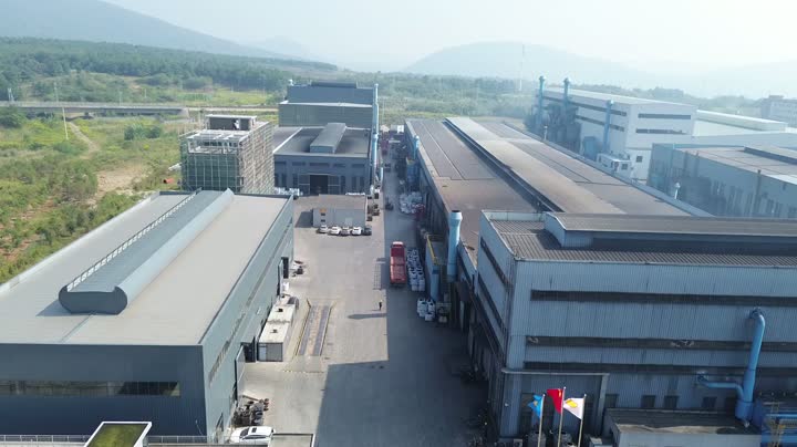 Xinwanfangyuan – Vista Aérea da Base de Produção de Fundição