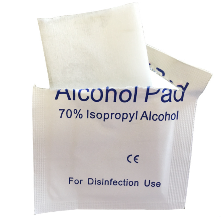 An alcohol pad is a small, disposable pad that is saturated with isopropyl alcohol. It is commonly used for cleaning and disinfecting skin or surfaces before medical procedures, injections, or blood tests. The alcohol pad is rubbed on the skin or surface to kill bacteria and reduce the risk of infection. Alcohol pads are also used for cleaning and disinfecting small wounds or cuts. They are available in different sizes and can be purchased at most pharmacies and medical supply stores.