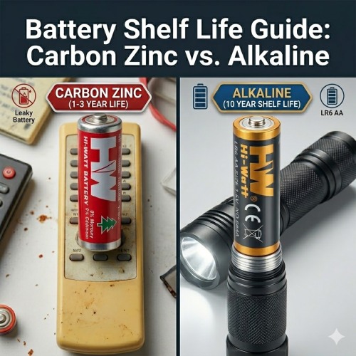 Guía de vida útil de las baterías: ¿Cuánto duran las baterías alcalinas y de carbono-zinc?