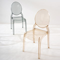 Nordic Modern Transparent Acrylic Crystal Dining Chair1