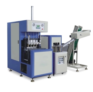 4 Cavity Semi Automatic Bottle Blowing Machine