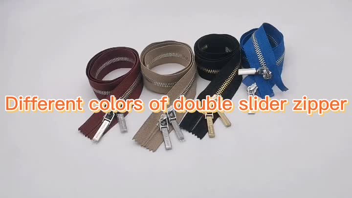 Double Slider zipper