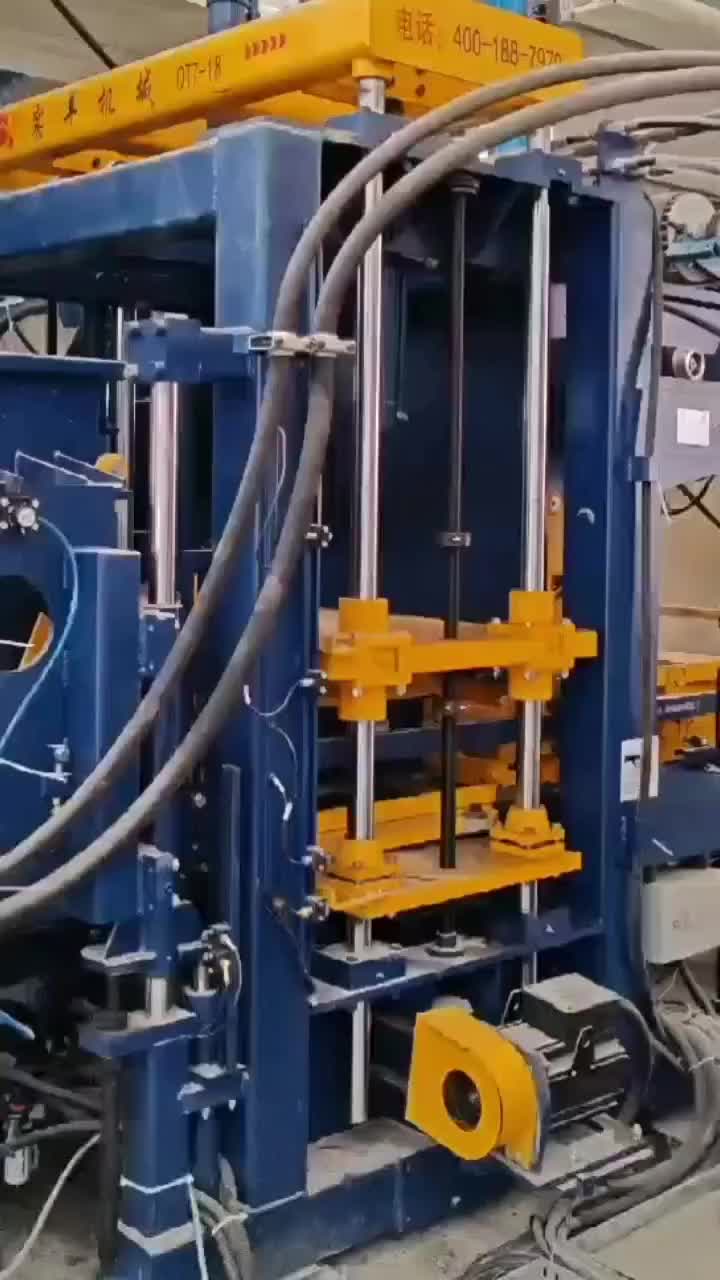 Máquina de ladrillos QT7 Salida continua