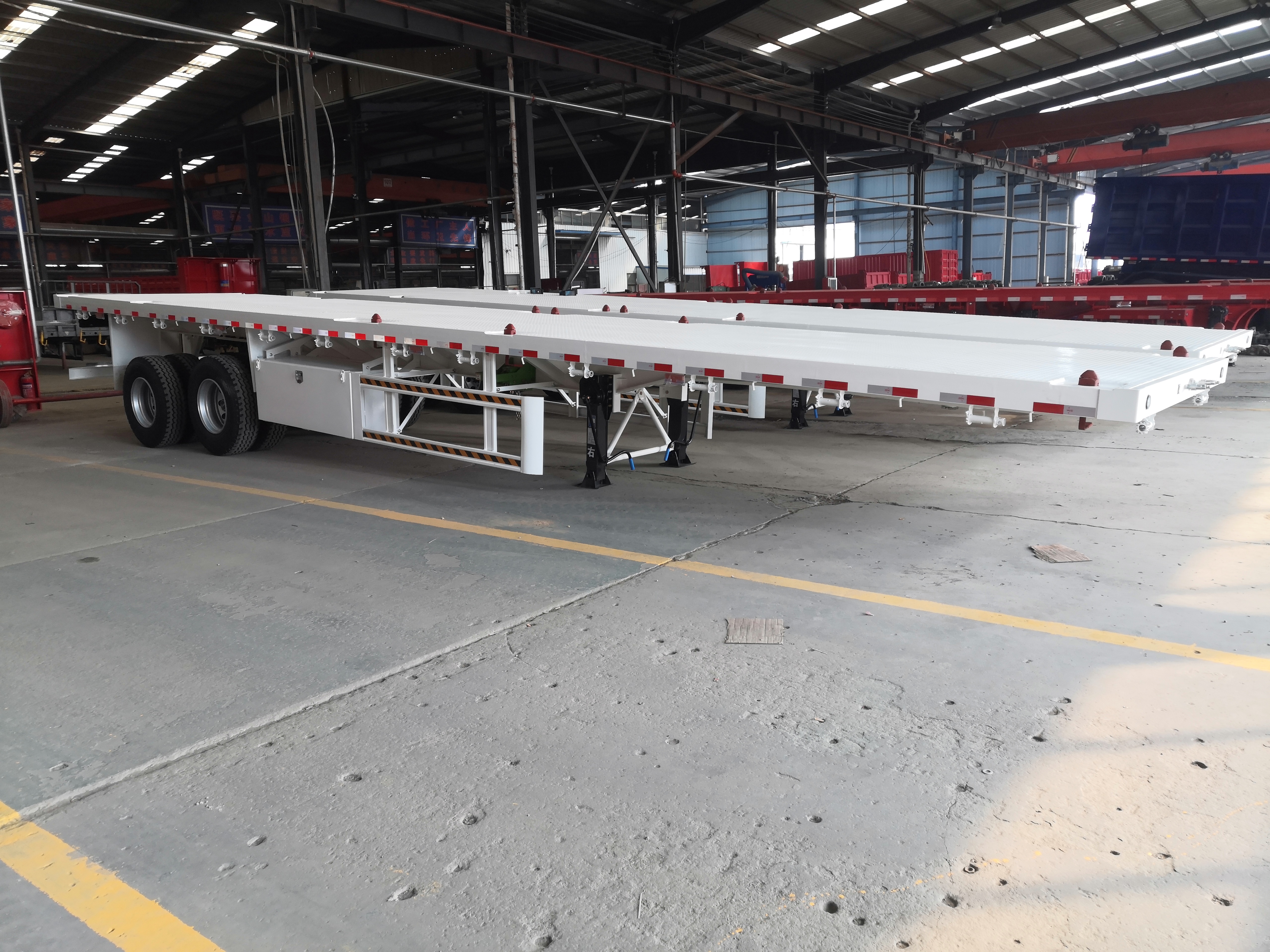 Mais vendida 2axle 20ft 40ft Container Transportati