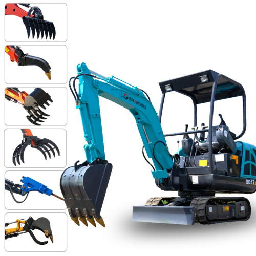 New Excavator Price 1.5ton 1.7 ton 2 ton mini Excavator